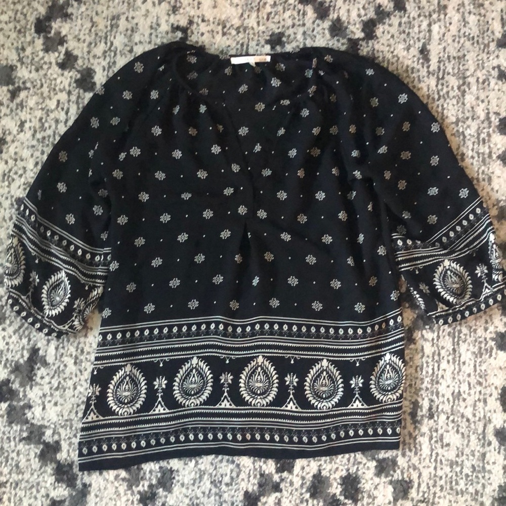 Violet & Clare black & white blouse - like new - S